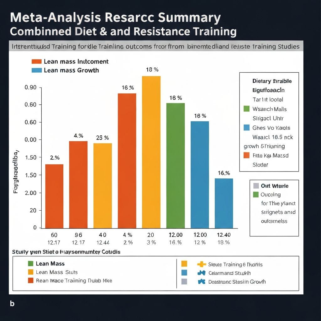 Meta-analysis data on lean mass preservation